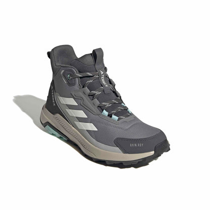 adidas Women's Terrex Anylander Mid Top Rain.RDY Hiking, Grey/Off White/Grey, 9