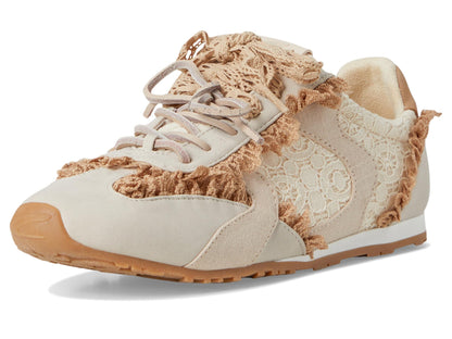 Circus NY by Sam Edelman Women's Nash Lace Sneaker, Vanilla Bean, 7.5