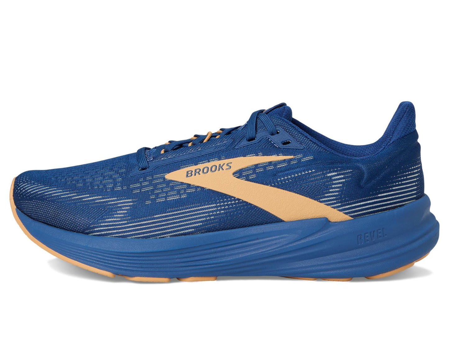 Brooks Men's Revel 8 Blue/Honeydew/Taffy 10.5 Medium