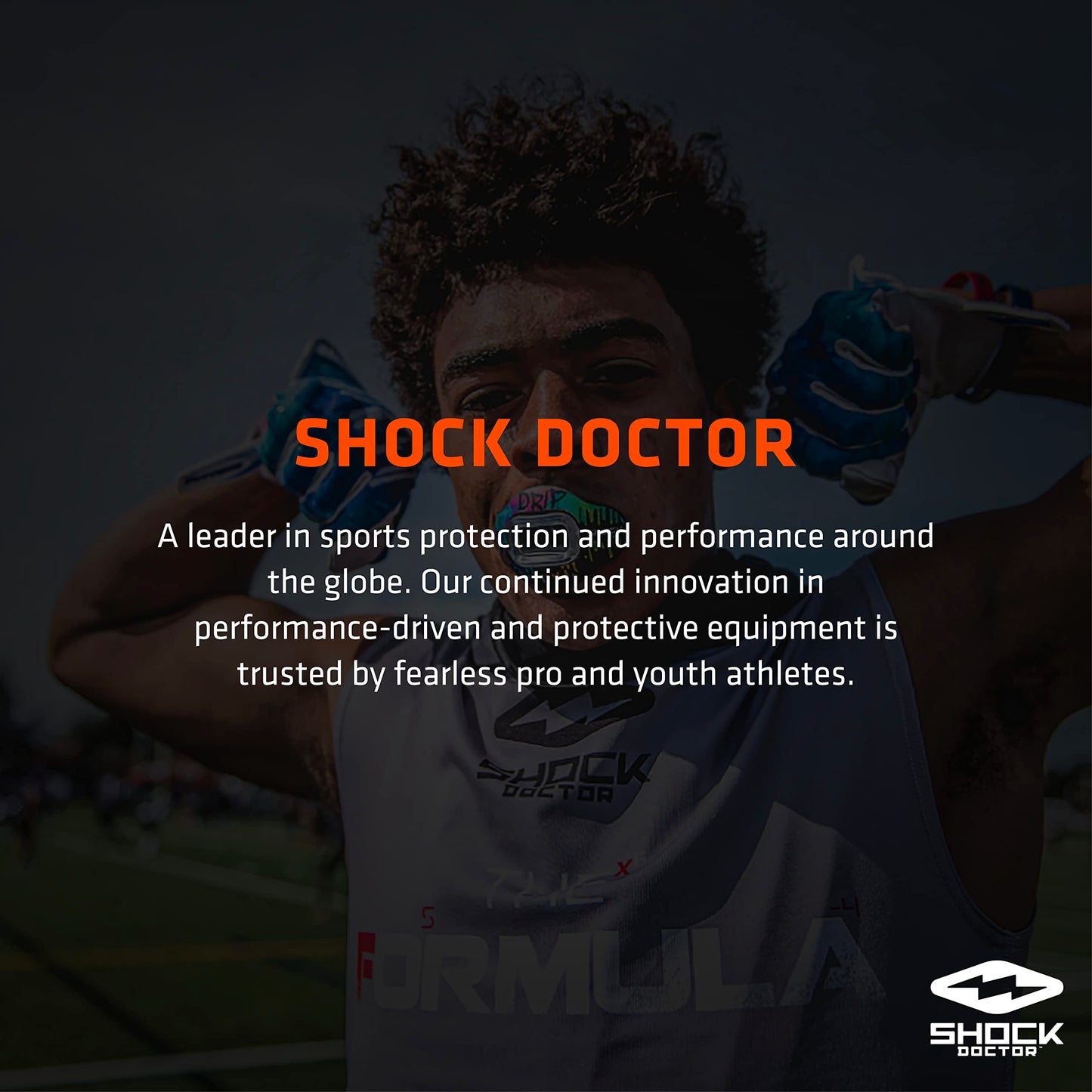 Shock Doctor Athletic Supporter with Cup Pocket, Jock Strap Protection, (Cup Not Included), Black, Adult: Large