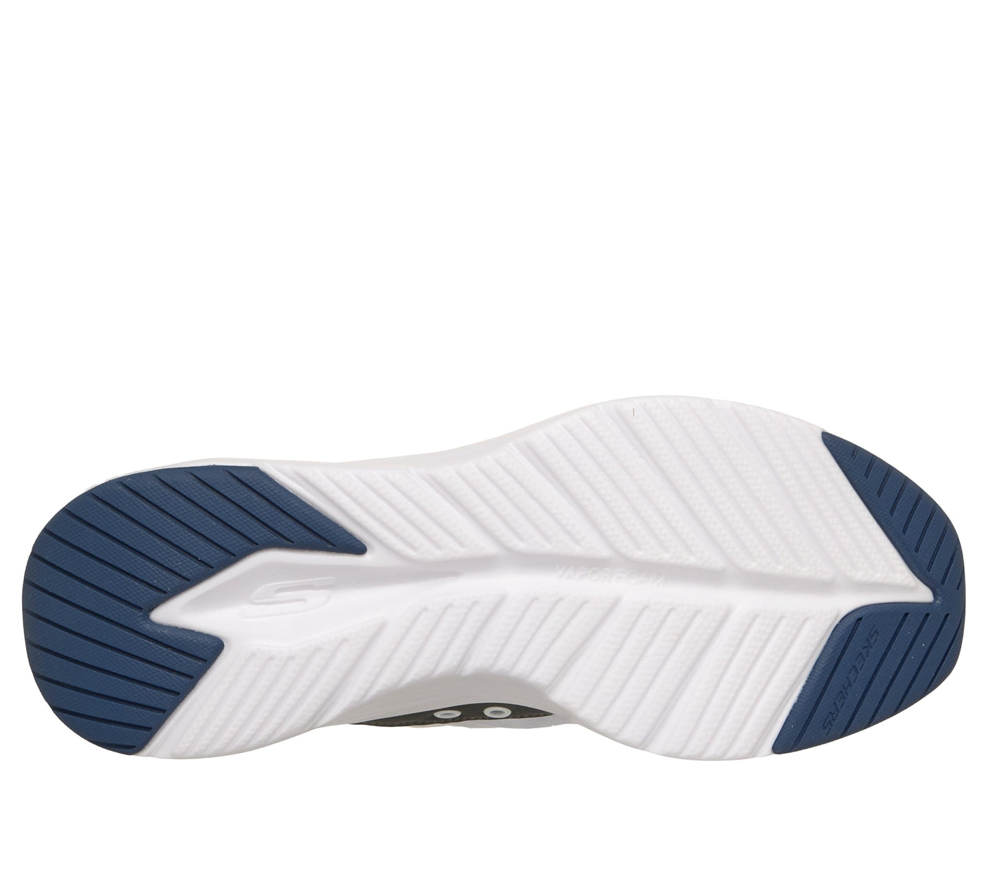 Skechers Men's Contour Foam Cozy Fit Hands Free Slip-in Sneaker,White/Navy,11.5