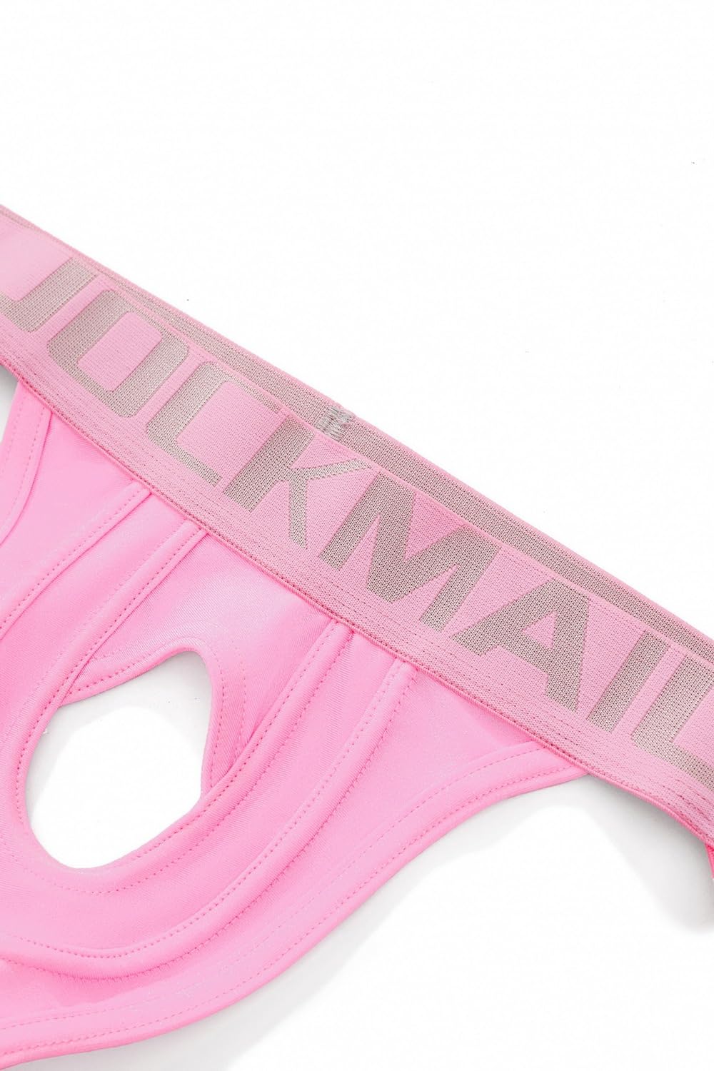 JOCKMAIL Mens Jockstrap Underwear Breathable Sport Thongs Athletic Supporters for Gym, Date and Everyday Wear (US, Alpha, XX-Large, Regular, Regular, Pink)
