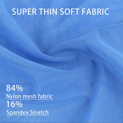 MUEBAIRES Men's Transparent Boxer Briefs Shorts Loose Split Side Mesh See Through Sexy Underwear 3XL 3 Pack