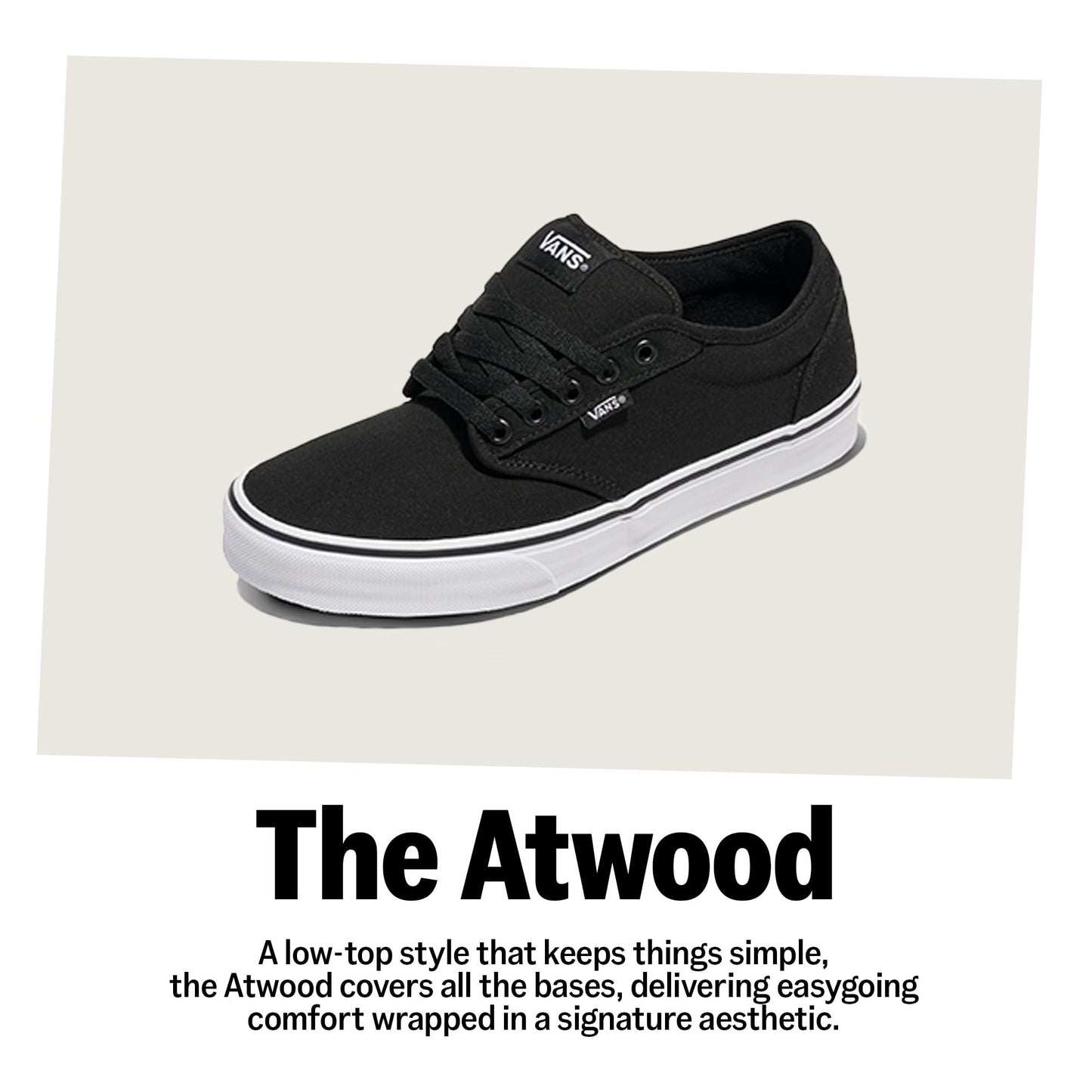 Vans Women's Atwood Shoe | Low-Top Fashion Sneakers for Work, Walking & Casual Everyday Wear, Suede Gum Black, 8