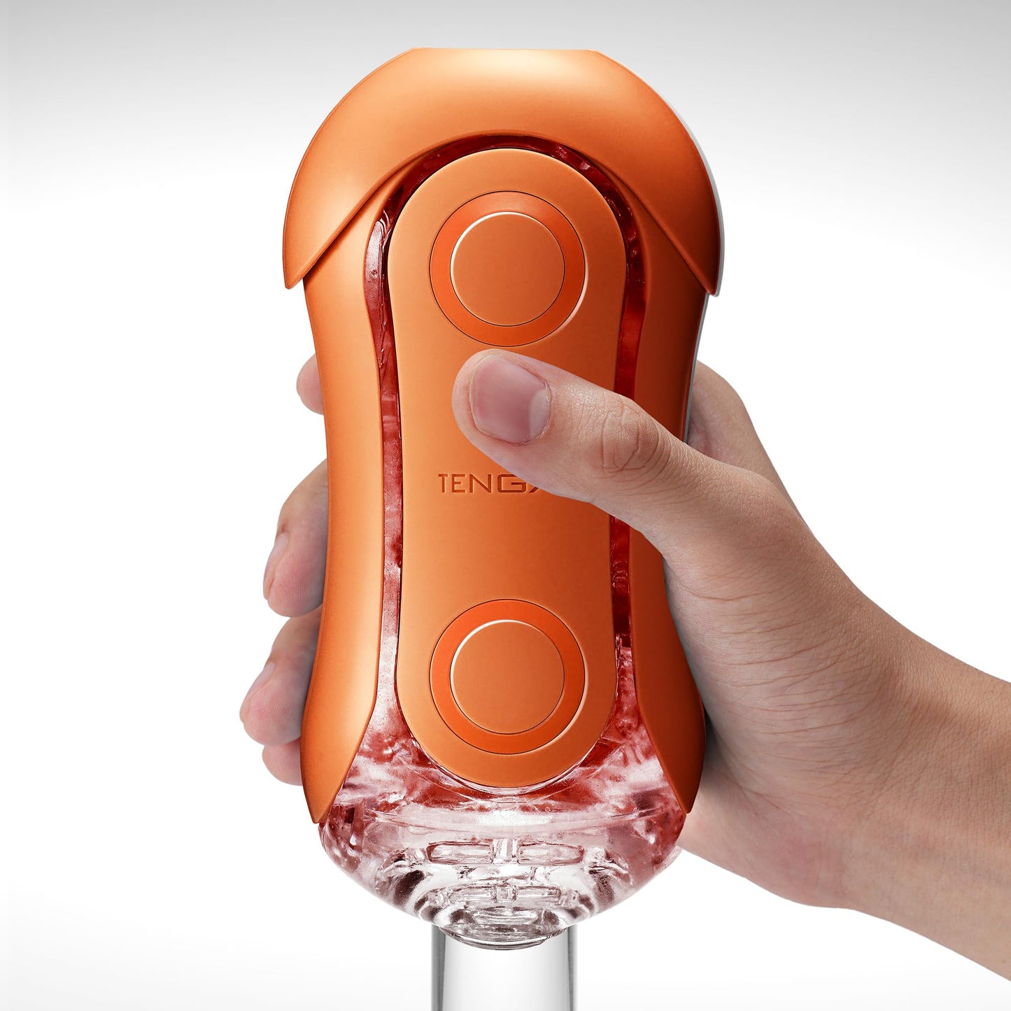 TENGA FLIP ORB Sunset Orange Reusable Toy Easy to Clean Male Masturbator, Fully Waterproof