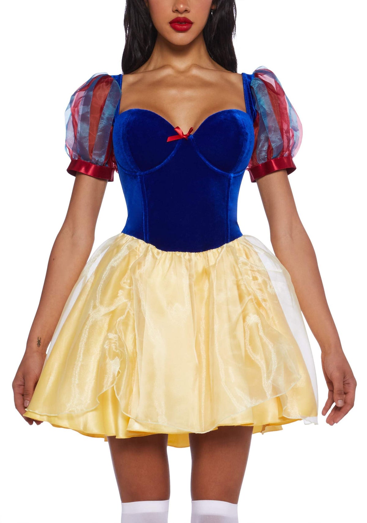 Dolls Kill Fairest Princess Costume - White Snowy Princess Outfit by Trickz N' Treatz - XX-Small