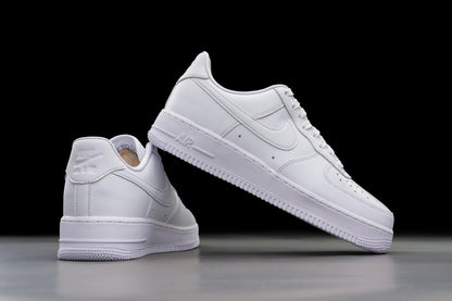 Nike Air Force 1 '07 Low Mens Basketball Shoes (Men's 10.5 Medium, White/White)