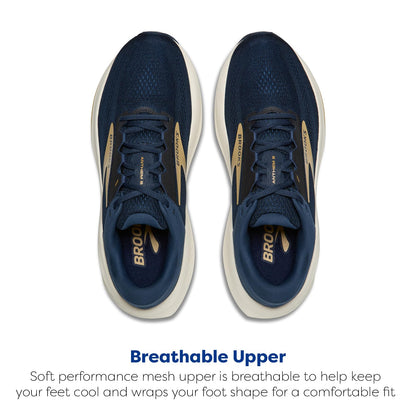 Brooks Men’s Anthem 8 Neutral Running Shoe - Blue/Spellbound/Starfish - 8.5 Medium