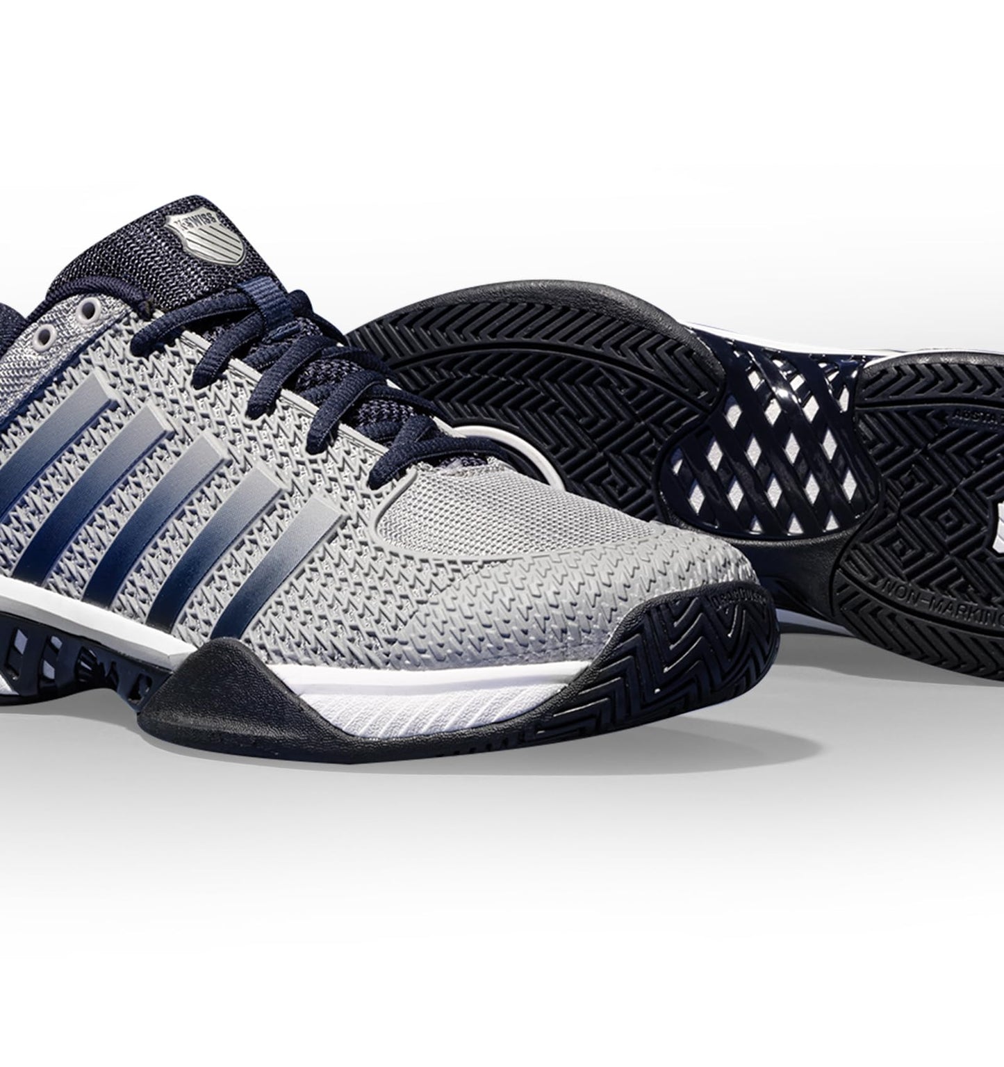 K-Swiss Men's Express Light Pickleball Shoe, Highrise/Navy, 11.5 M