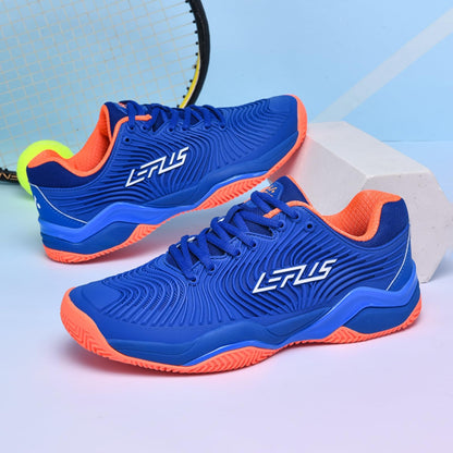 RBEUT Men's Pickleball Shoes - Tennis & Racquetball Anti-Slip Court Sneakers - Cushioned, Breathable for Men and Women Sapphire Blue