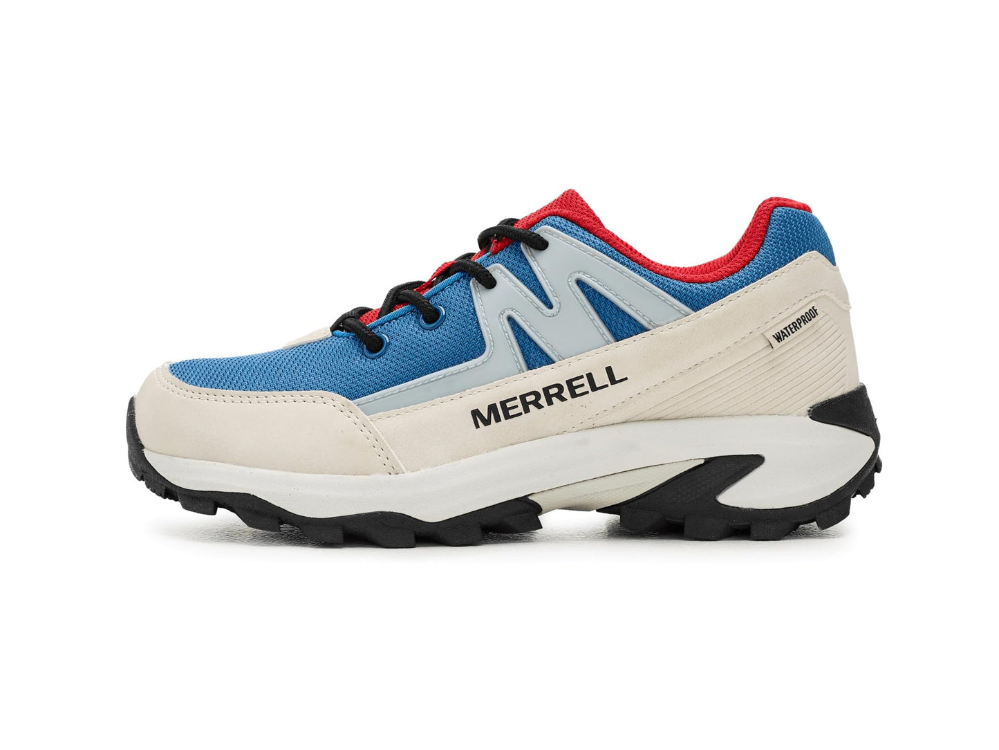 Merrell Unisex Kids Moab FST (Little Kid/Big Kid) Blue/Red 11 Little Kid Medium