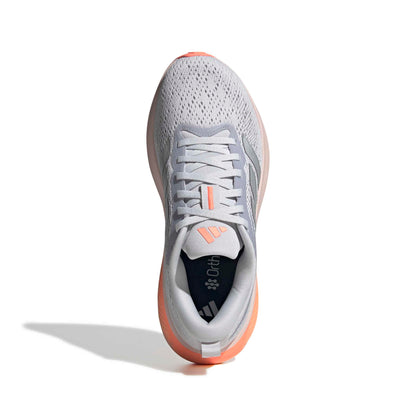 adidas Women's Response Pace Running, Dash Grey/Silver Metallic/Beam Orange, 8