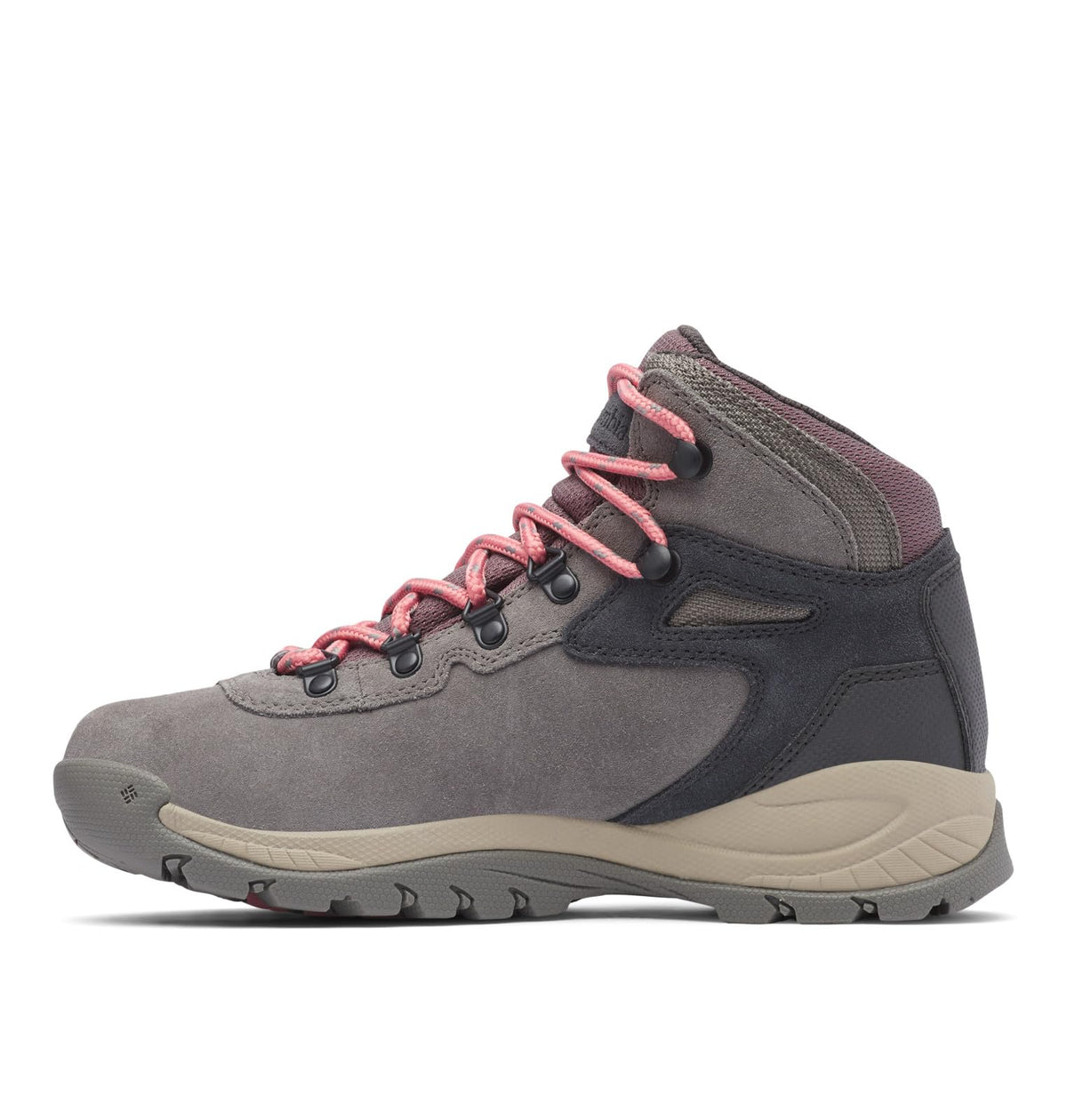 Columbia Womens Newton Ridge Plus Waterproof Amped, Stratus/Canyon Rose, 9