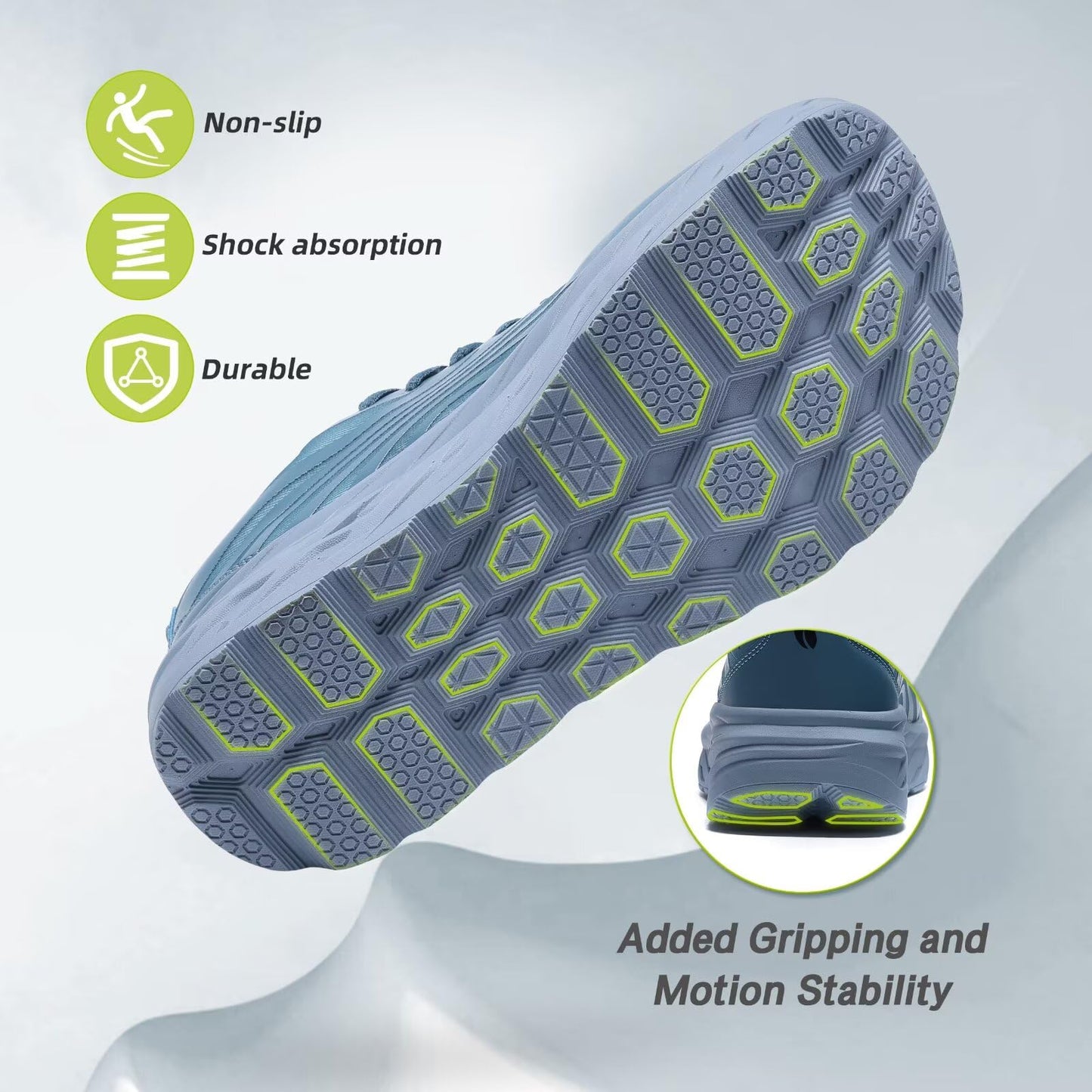 Men's Orthopedic Diabetic Wide Walking Shoes: Arch Support Orthotic Flat Feet Comfort Plantar Fasciitis Orthotic Road Running Shoes, Soft Heel Spur Business Leisure Work Sneakers Dark Blue Size 10.5