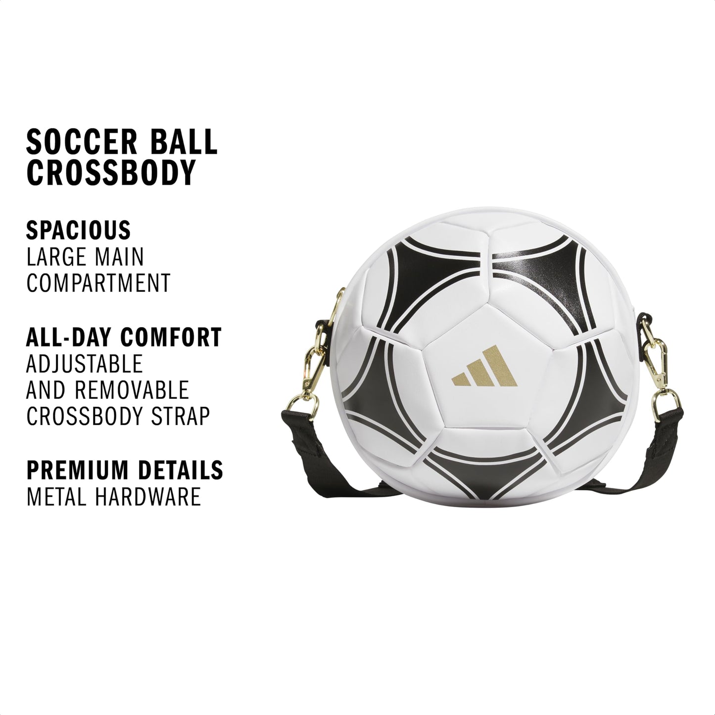 adidas Soccer Ball Shaped Bag – Crossbody, 4L