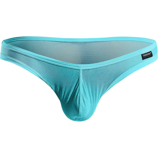 Cocksox Men's Underwear Mesh Enhancing Pouch Brief CX01ME (Halo,)