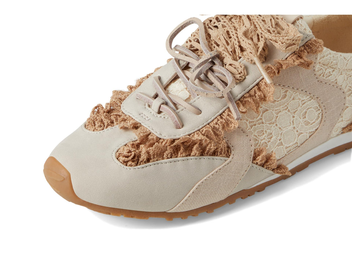 Circus NY by Sam Edelman Women's Nash Lace Sneaker, Vanilla Bean, 7.5