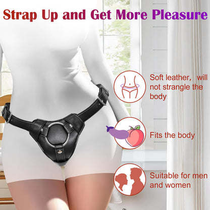Strap On Dildo Harness Adult Sex Toys for Women Men Pegging Dildo