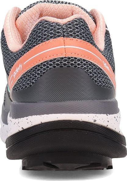 Gravity Defyer g-defy Mighty Walk Women’s Orthopedic Comfort Shoes Plantar Fasciitis | VersoShock All-Day Comfort | Wide Toe Box | Reduces Pain for All Activities Gray, Pink