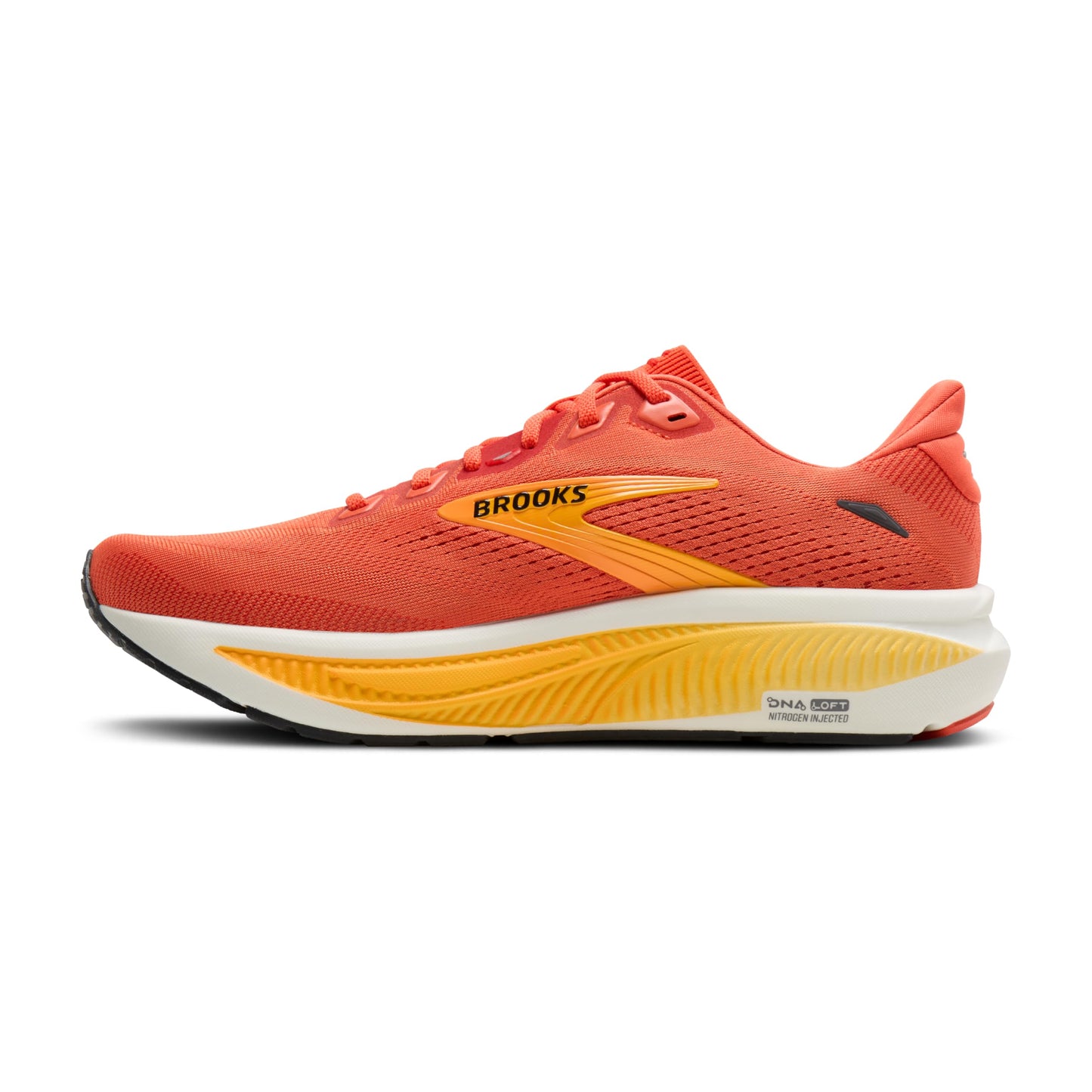 Brooks Men’s Ghost 18 Neutral Running & Walking Shoe - Tigerlily/Orange/Pearl - 10 Medium