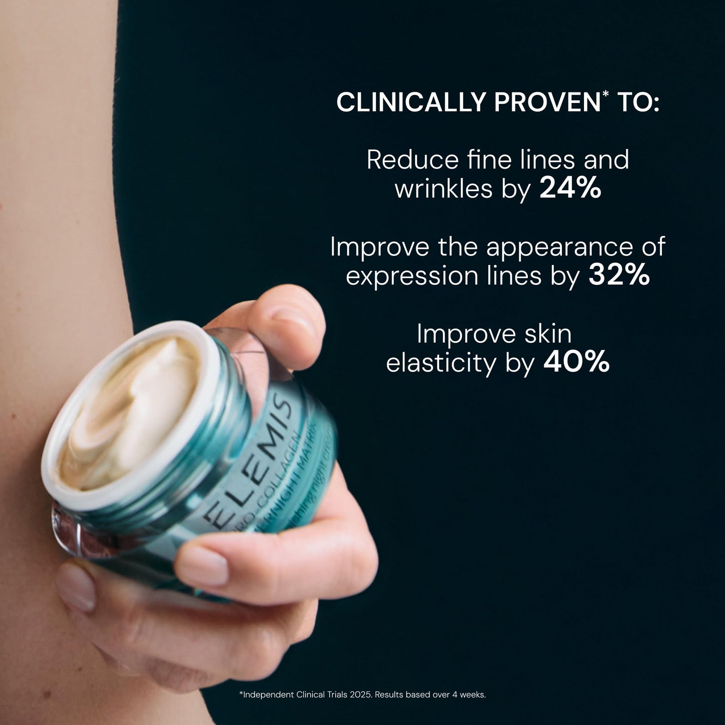 ELEMIS Pro-Collagen Overnight Matrix 50ml, Anti-Aging Night Cream To Firm, Smooth & Replenish Skin