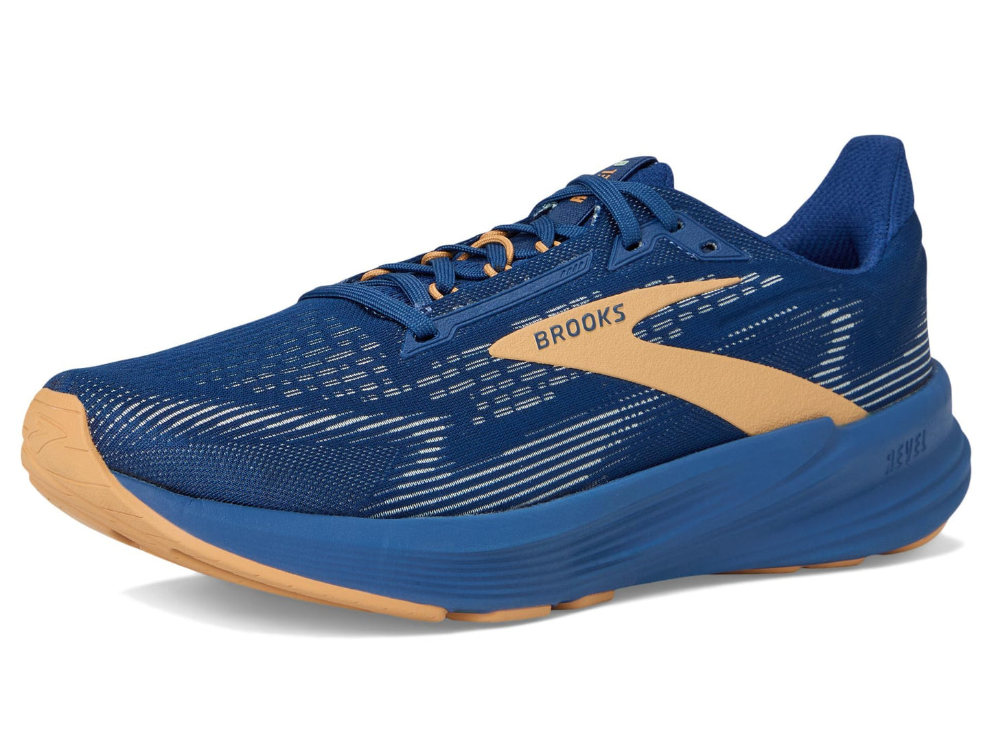 Brooks Men's Revel 8 Blue/Honeydew/Taffy 10.5 Medium