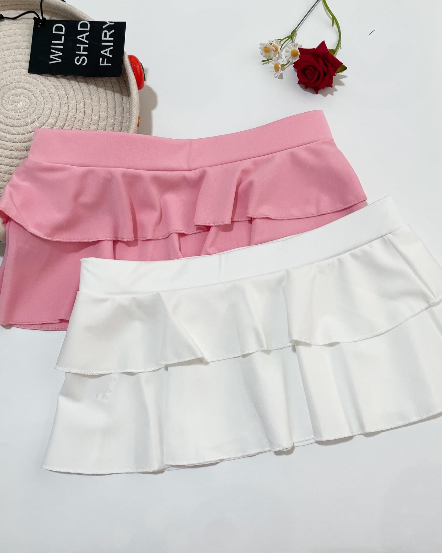 Men's Costume Outfit -Ruffled Sexy Layered Mini Skirt Sissy Outfit- Crossdressing