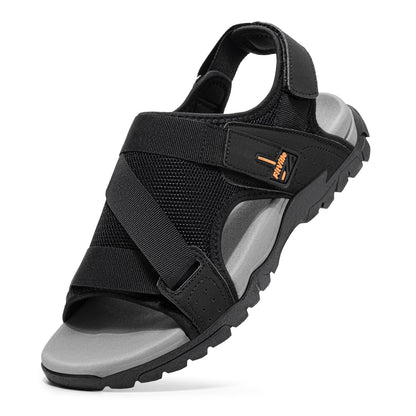 FitVille Diabetic Sandals for Men Wide Orthopedic Athletic Sandals with Arch Support Lightweight Breathable Outdoor Sandals for Beach Travel