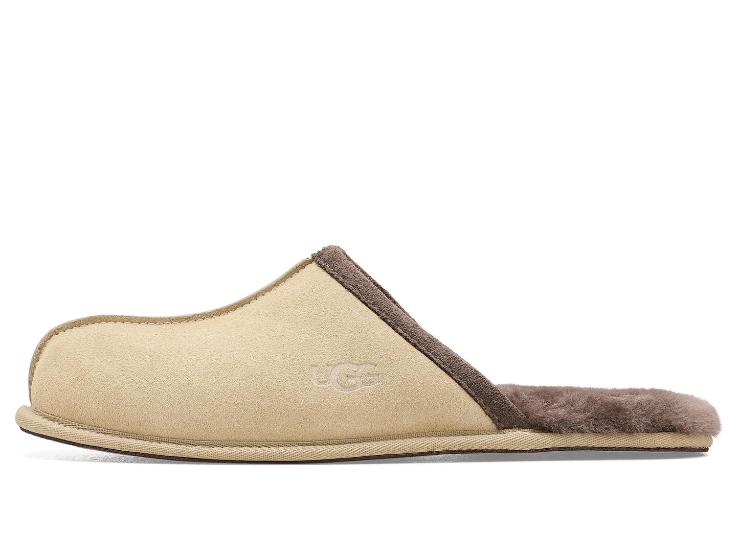UGG Men's Scuff Slipper, Mustard Seed/Molasses, 10