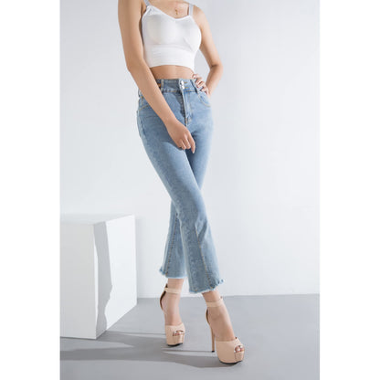 Women's Platform High Heel Sandals, Ankle Strap, Peep Toe, Stiletto Heels, Zip Matte Nude 44-11.5 US