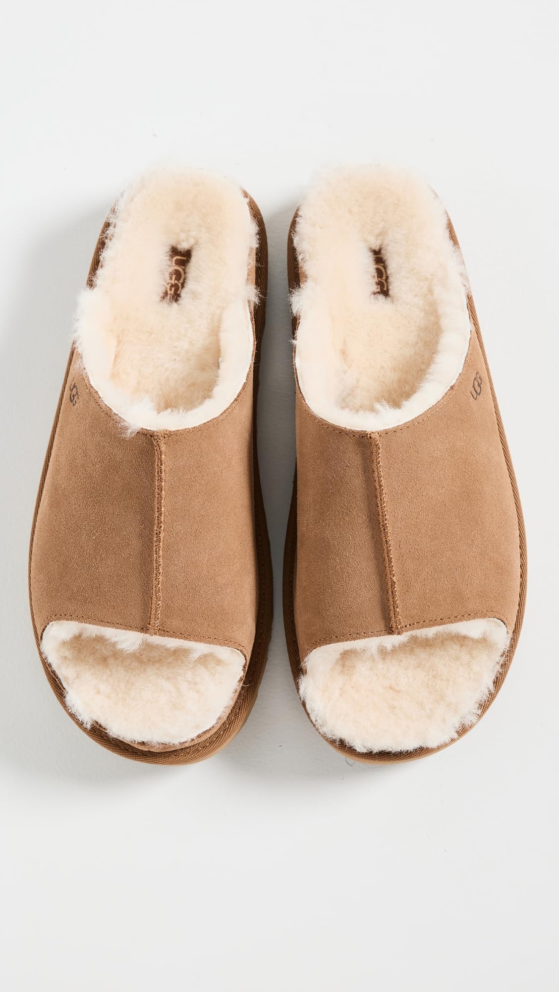 UGG Women's Greenport Slide Sandal, Chestnut, 8