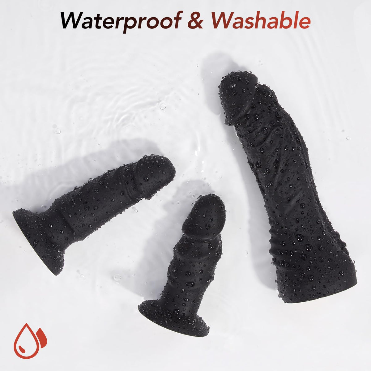 Strap On Dildo Set Adjustable Harness with 3 Silicone Dildos