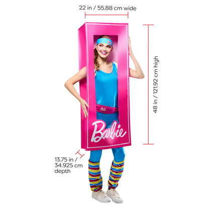Rubies Barbie: Barbie Doll Box Costume for Adults, Women's One Size