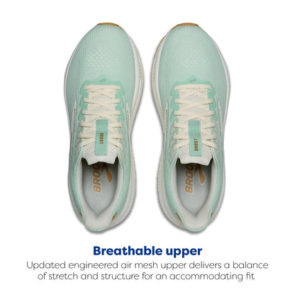 Brooks Women's Ghost 17 Honeydew/Coconut/Taffy 7.5 Medium