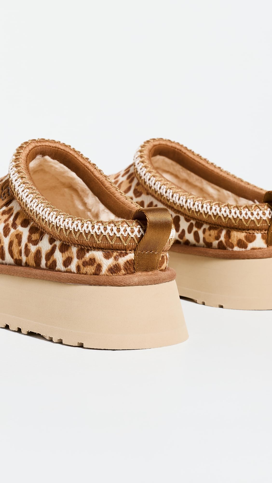UGG Women's Tazz Plains Slipper, Felicity Leopard Jasmine, 8