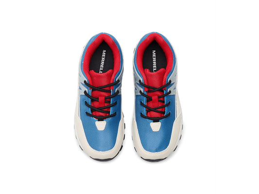 Merrell Unisex Kids Moab FST (Little Kid/Big Kid) Blue/Red 11 Little Kid Medium