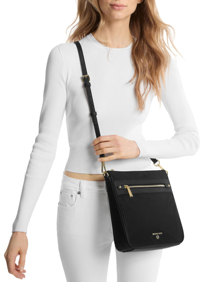 Michael Kors Jet Set Charm Large Crossbody Bag, Gold-Tone Hardware/Black, One Size