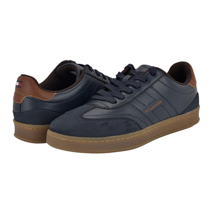 Tommy Hilfiger Men's Jolene, Navy/Cognac Multi, 7.5 Medium