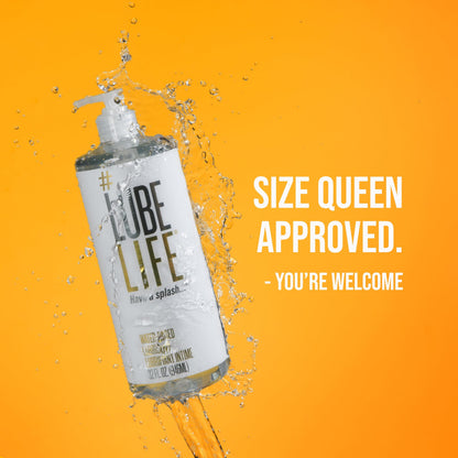 LUBELIFE Water-Based Lube – Personal Lubricant for Men, Women & Couples, Travel Size, Non-Staining, Easy Clean-Up, Toy-Safe, 32 Fl Oz