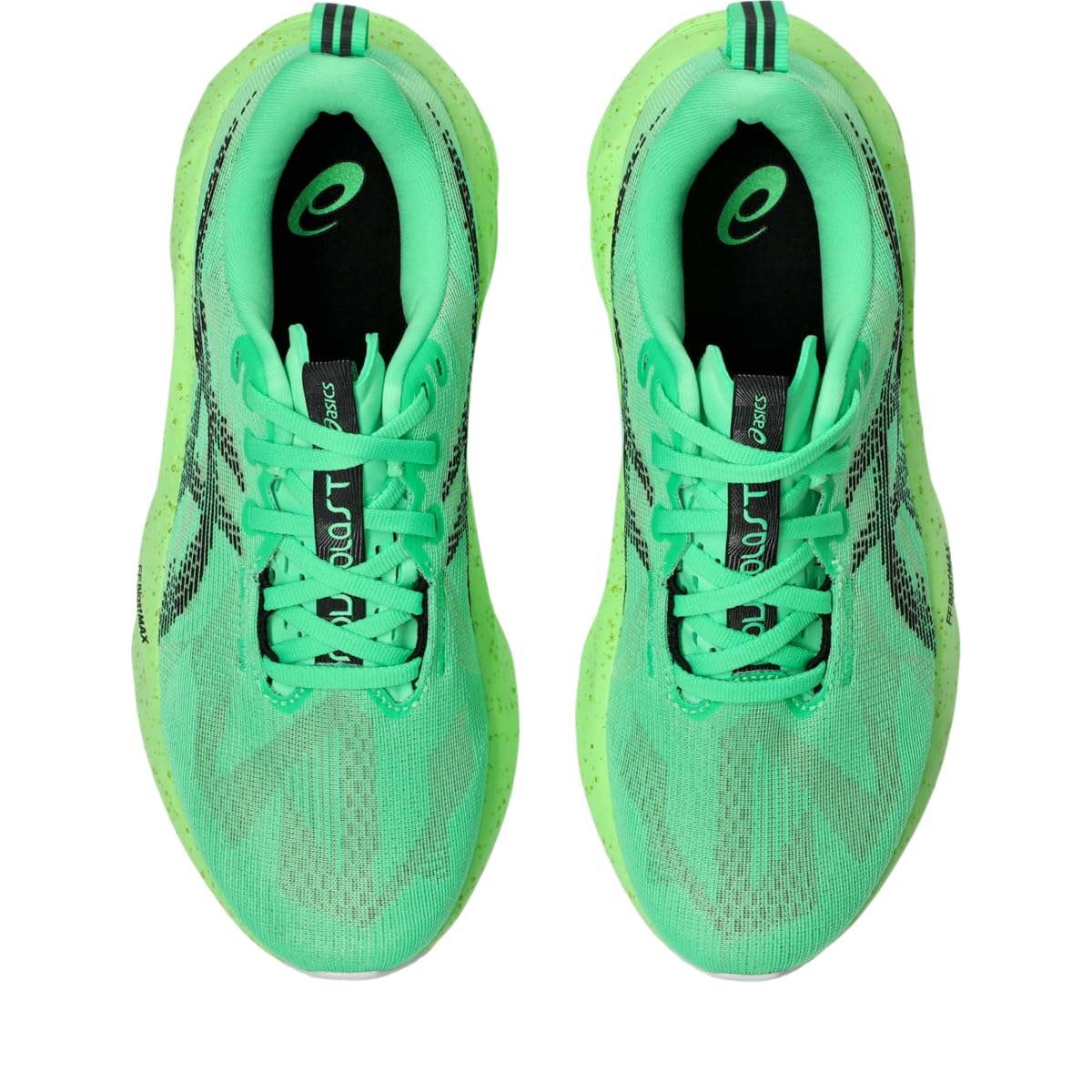 ASICS Women's NOVABLAST 5 Running Shoes, 9, Vital Green/Black