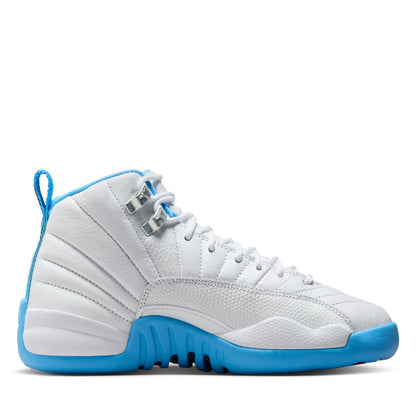 Kids Air Jordan 12 Retro 'White/University Blue'