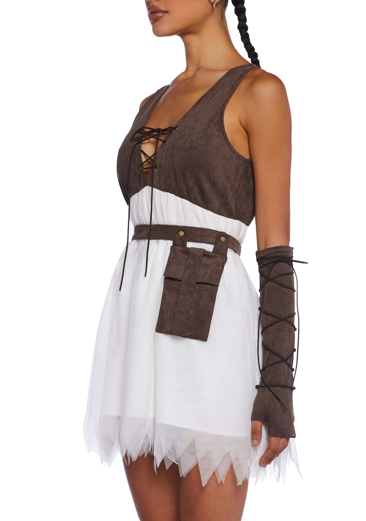 Dolls Kill Ogre Princess Halloween Costume - Swamp Fairytale Outfit by Trickz N' Treatz - XX-Small
