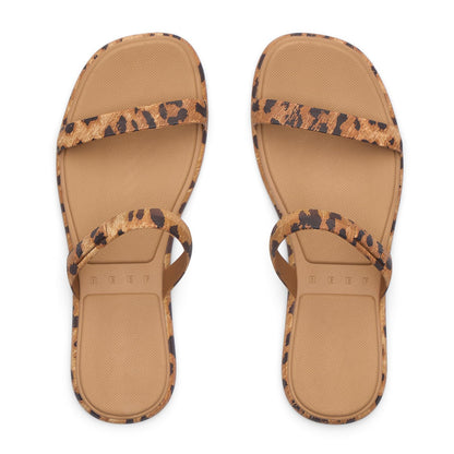 REEF Water Willow Marina Women's Sandal, Lightweight and Flexible, Waterproof, Soft Cushion Footbed, Leopard, 10