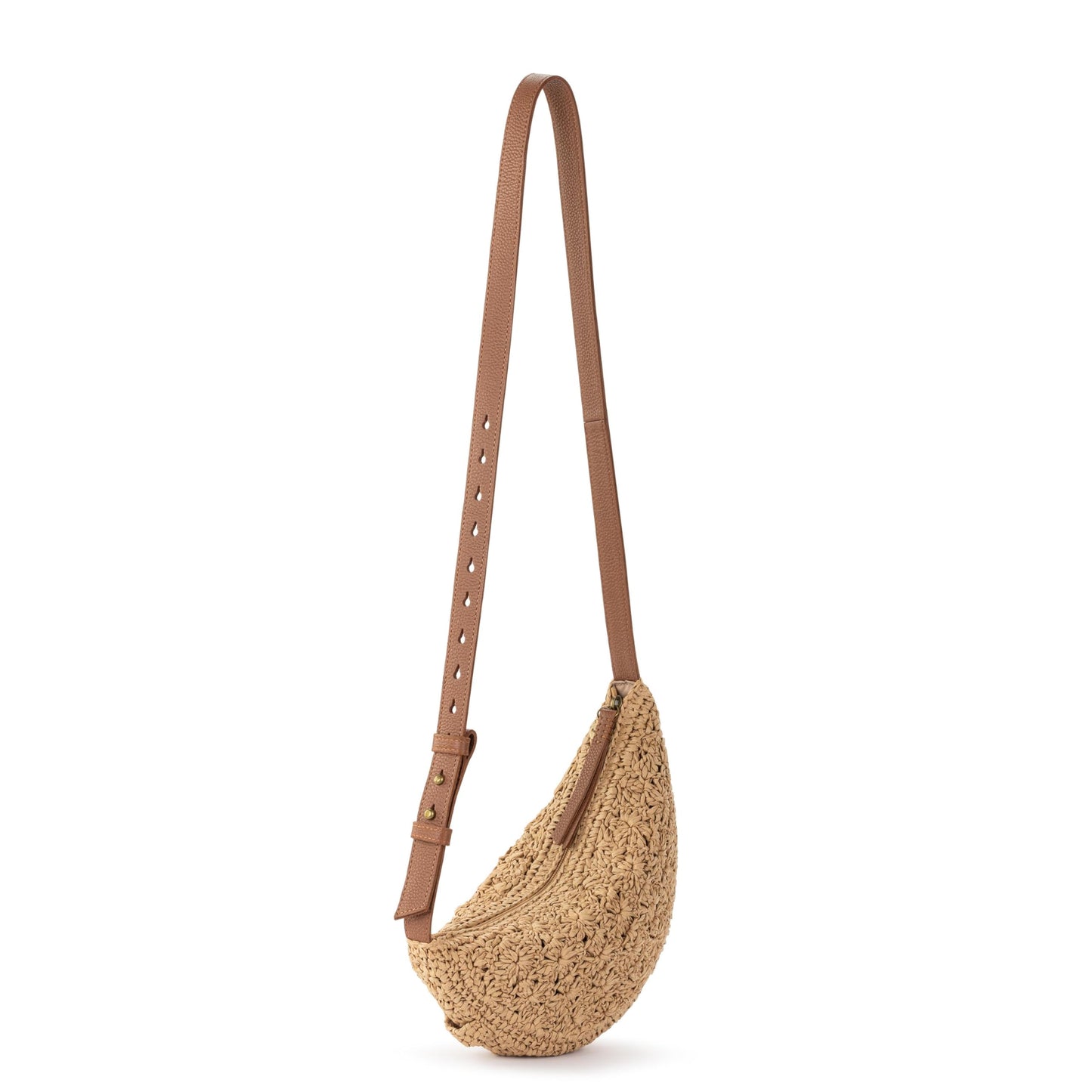 The Sak Tess Tess Crescent Shoulder Bag - Woman's Purse For Everyday & Travel - Handbag With Zipper Closure