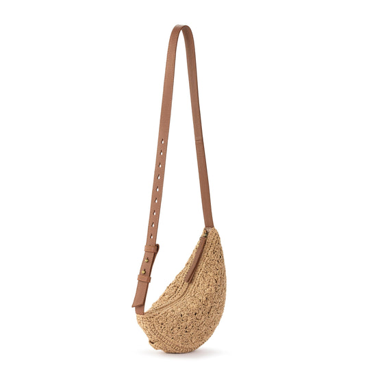 The Sak Tess Tess Crescent Shoulder Bag - Woman's Purse For Everyday & Travel - Handbag With Zipper Closure