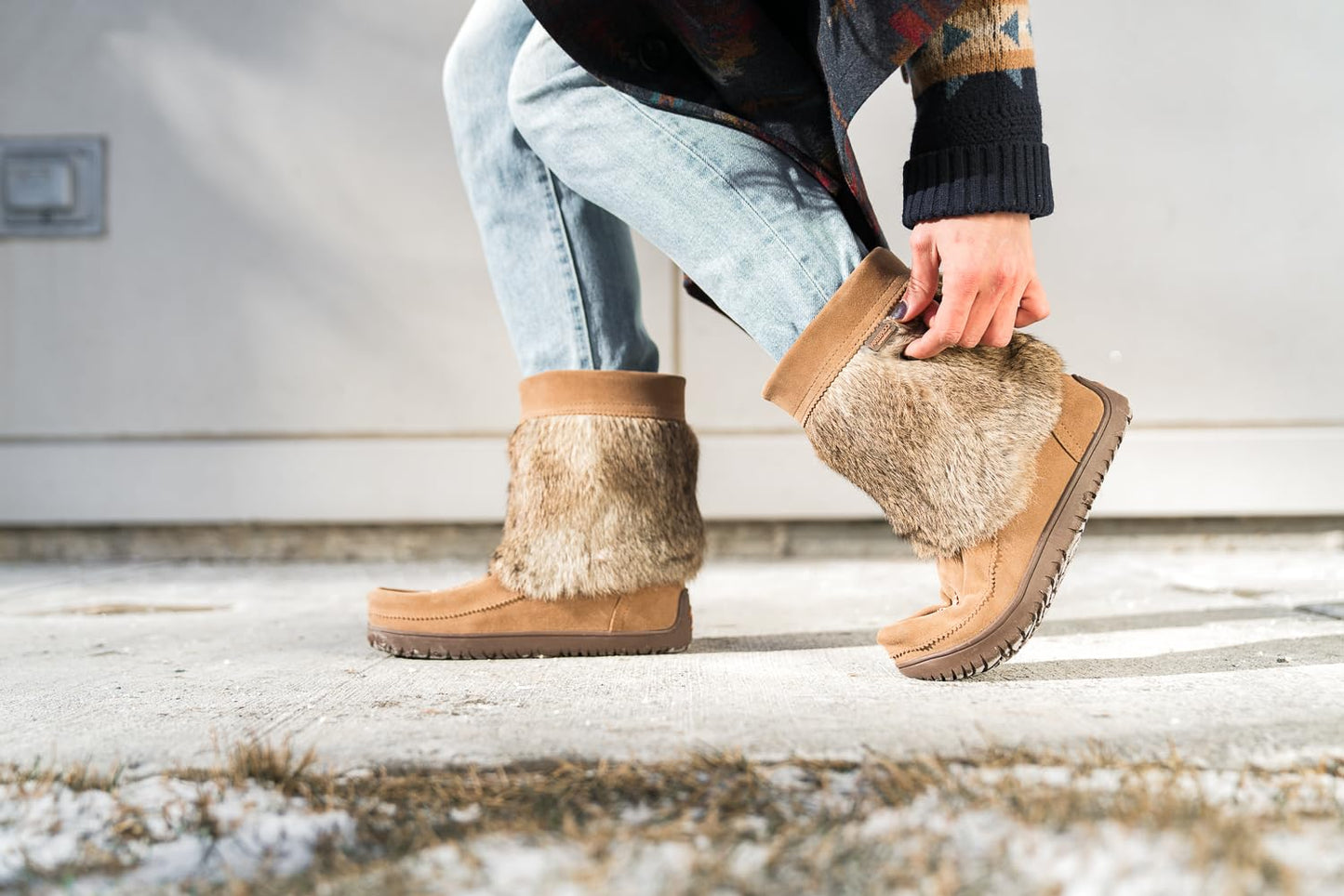 MANITOBAH WP Half Oak Suede Mukluk Womens L10