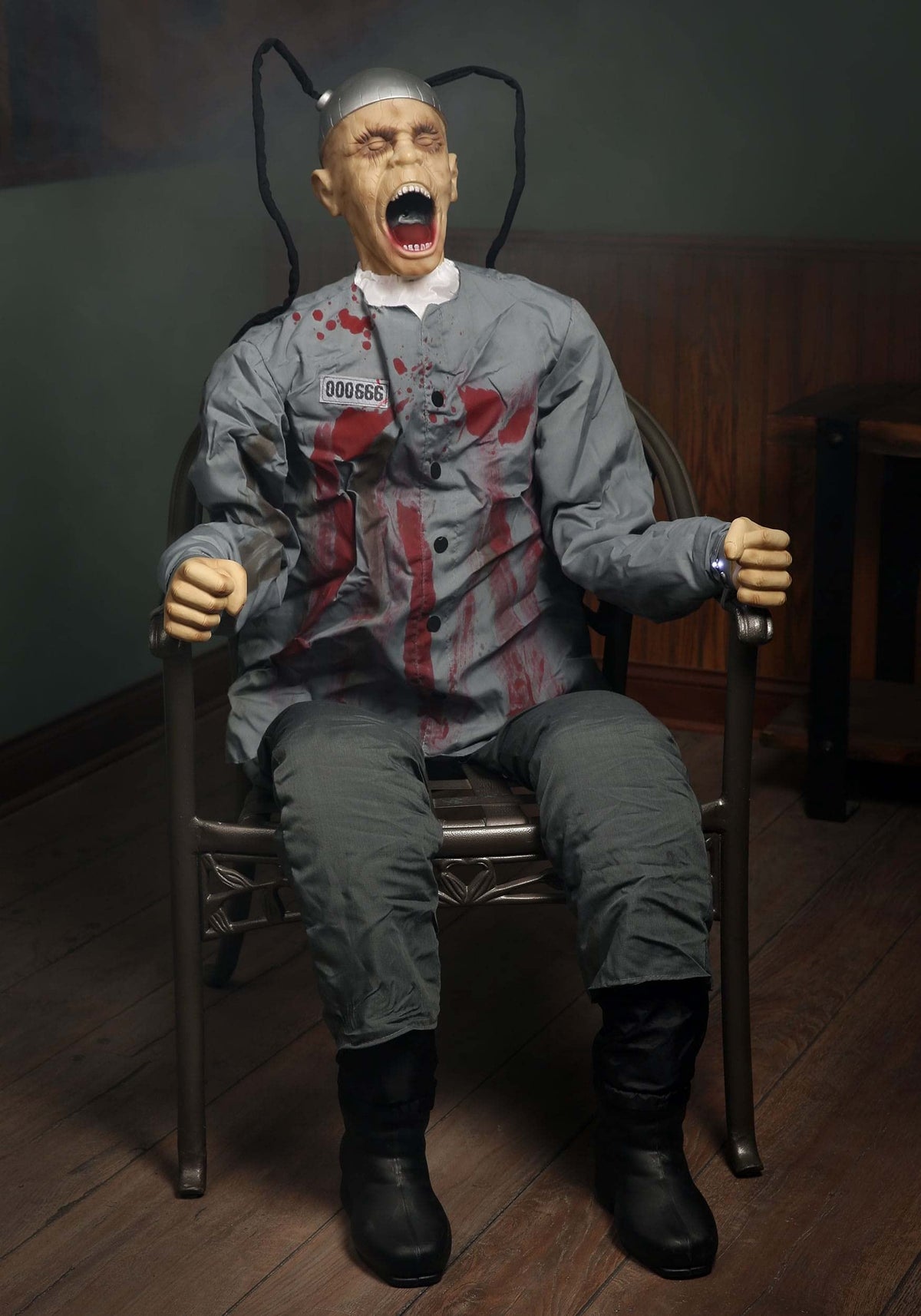 Fun World Animated Halloween Death Row Toy Figure - Festive, Multi-Color, Standard Size
