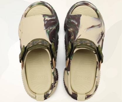 COFACE Mens Clogs with Arch Support Orthopedic Sandals for Men Orthotic 2025 Recovery Mules Man Plantar Fasciitis Summer Casual BeigeGreenCamo Size 10
