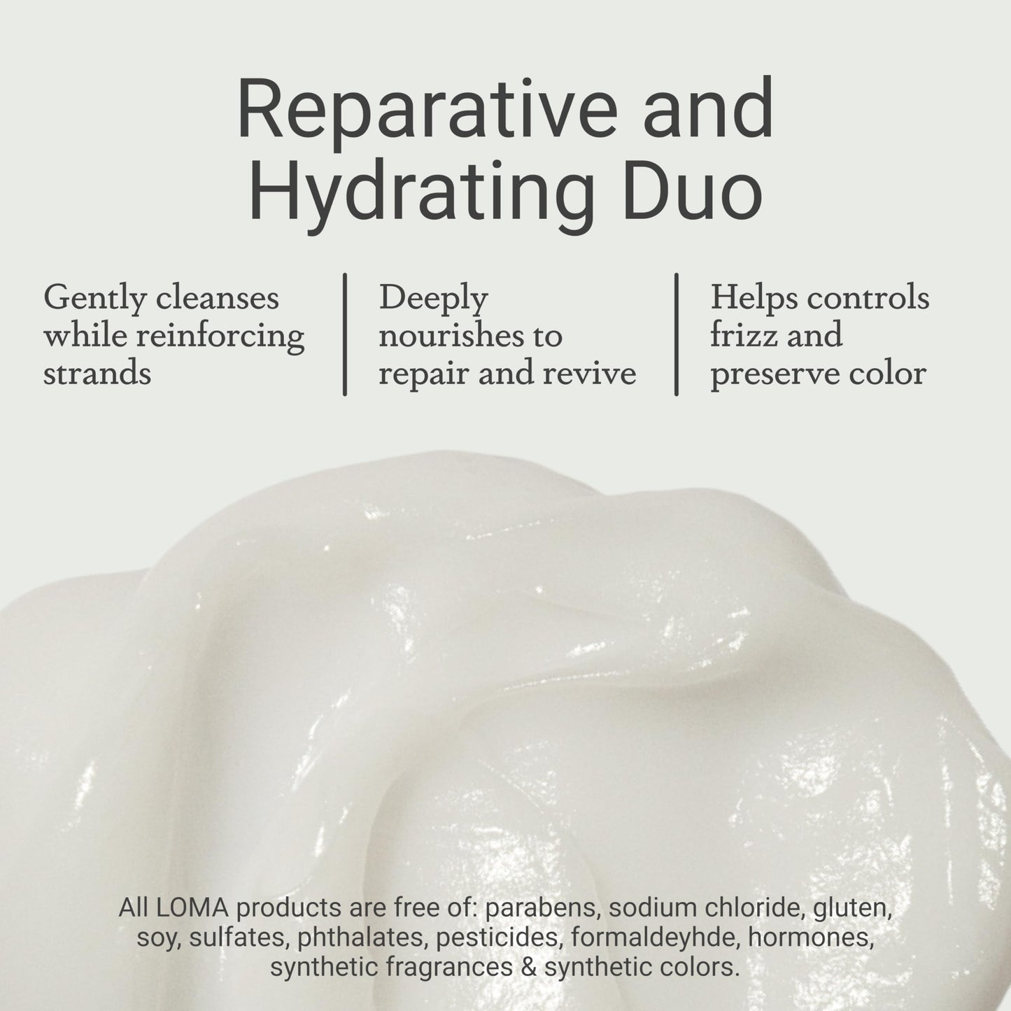 LOMA Nourishing Shampoo and Nourishing Conditioner (DUO PACK) 33 Ounce (Liter)