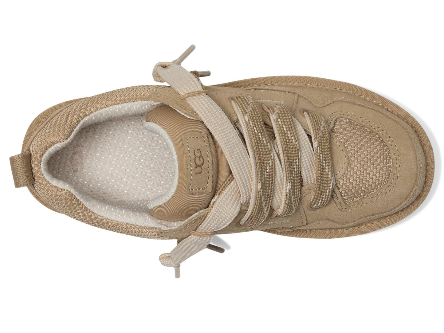 UGG Kids K Lo Lowmel Sneaker, Mustard Seed, 6
